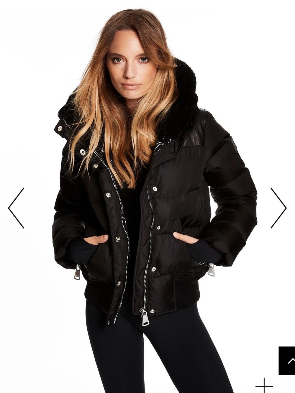 NWT SAM. NYC Sawyer Down Puffer Jacket |
Black | Retail $795